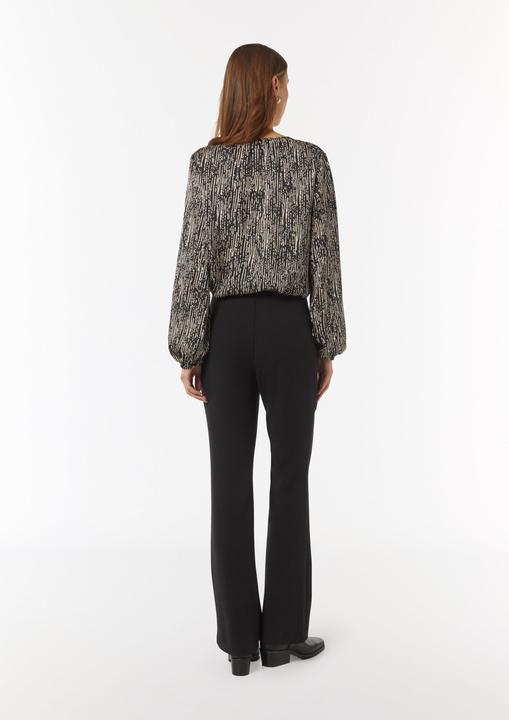 Actual product image Comma Bluse Tunikabluse mit All-over-Print aus Satin (40)