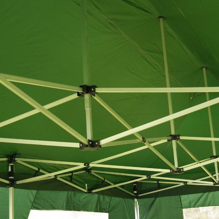 Produktbild VCM PROFI Faltpavillon Partyzelt 3x6 m grün mit Seitenteilen wasserdichtes Dach (600 cm, 600 cm)