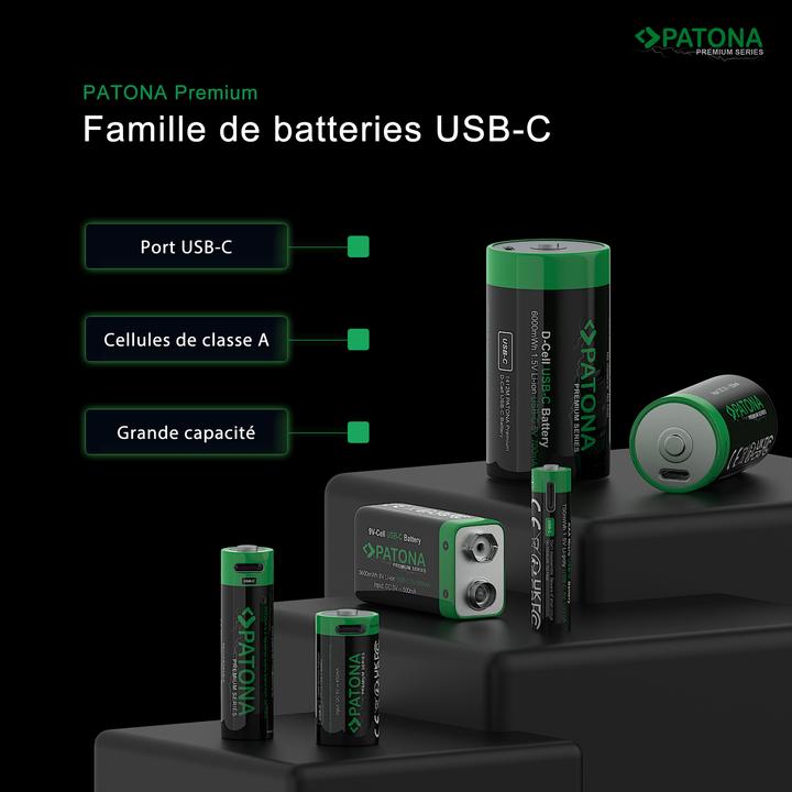 Produktbild Patona Premium Series (2 Stk., 9V Block, 400 mAh)
