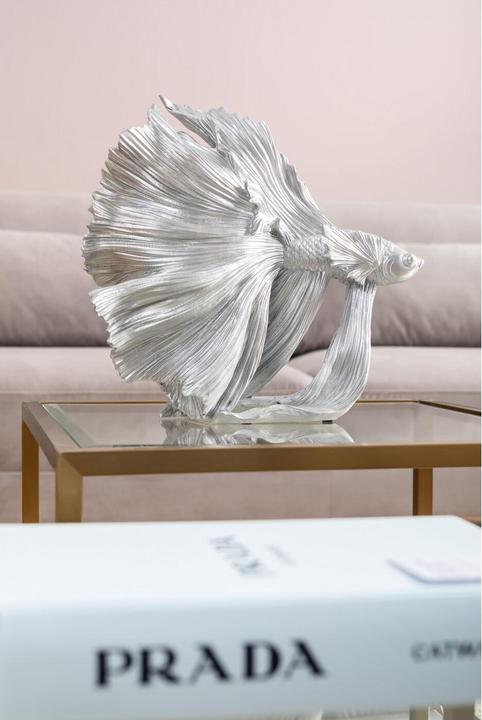 Actual product image Kare Design Deco Object Betta Fish Silver Small