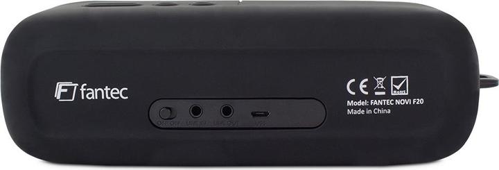 Produktbild Fantec Novi F20 Bluetooth Lautsprecher kabellos bis zu 10m Reichweite Freisprechfunktion Akku 15Std. Sil... (15 h, Batteriebetrieb)