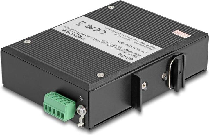 Immagine prodotto Delock Industrie Gigabit Ethernet Switch 4 Port PoE 1 Port R (5 Porti)