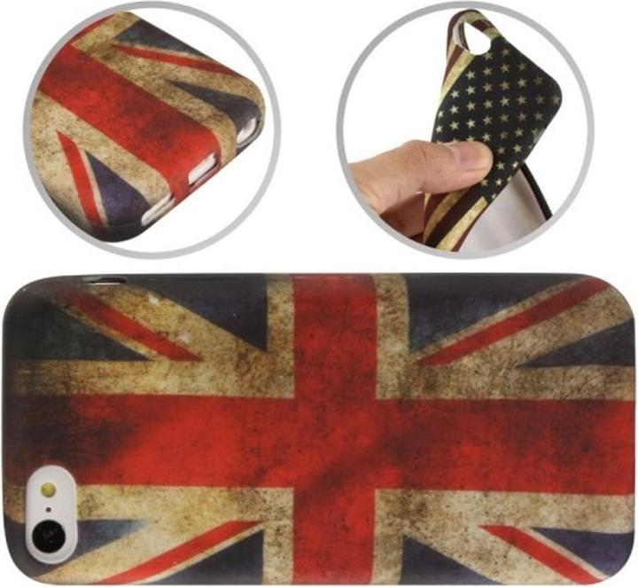 Produktbild König Design Schutzhülle TPU Case für Handy Apple iPhone 5C England (Apple iPhone 5c)