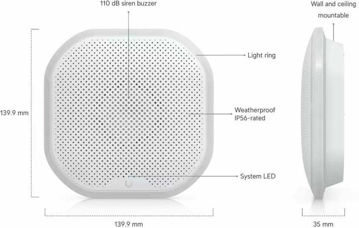 Productafbeelding Ubiquiti Allwetter-Sirene