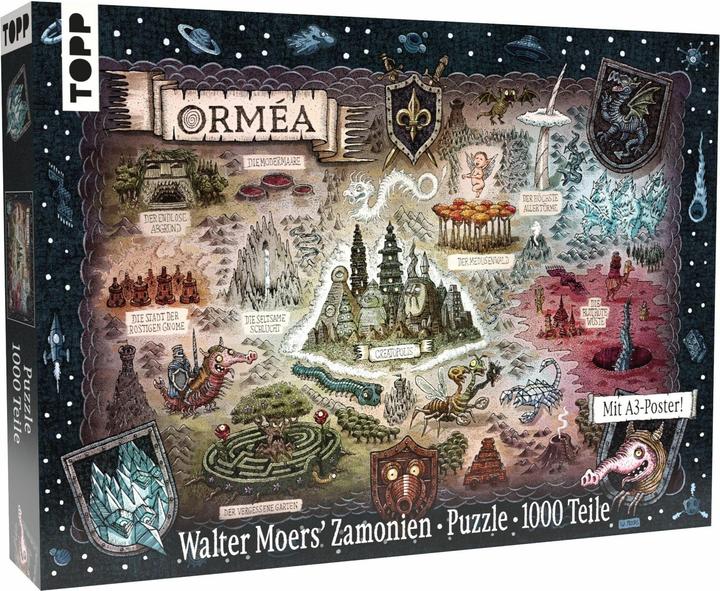 Actual product image Orméa - das offizielle Puzzle aus der Zamonien-Welt von Walter Moers (1000 pieces)