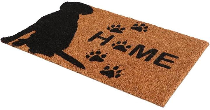 Actual product image Esschert Design Doormat Dog "Home" 74.5 cm x 45.4 cm (74.5 x 45.5 x 1.5 cm)