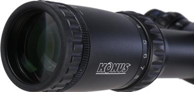 Actual product image Konus Riflescope Empire 3-18x50 SFP, 550 Ballistic (MOA) (550 x, 30 mm)