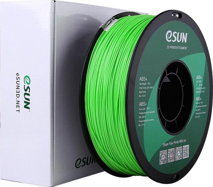 Immagine prodotto eSUN ABS+ 1,75 mm Peak Green 1 kg di filamento 3D (ABS, 1.75 mm, 1000 g, Verde)