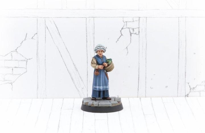 Produktbild Tabletop-Art Townsfolk Miniatures - Maid At Vegetable Shopping (Kunststoff)