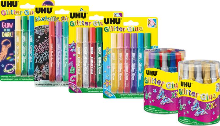 Actual product image UHU Glitter Glue Sticks Original (100 g, 10 ml)