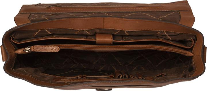 Immagine prodotto The Vegan Cow Chesterfield Marchio Leren Laptoptas Cognac Iowa