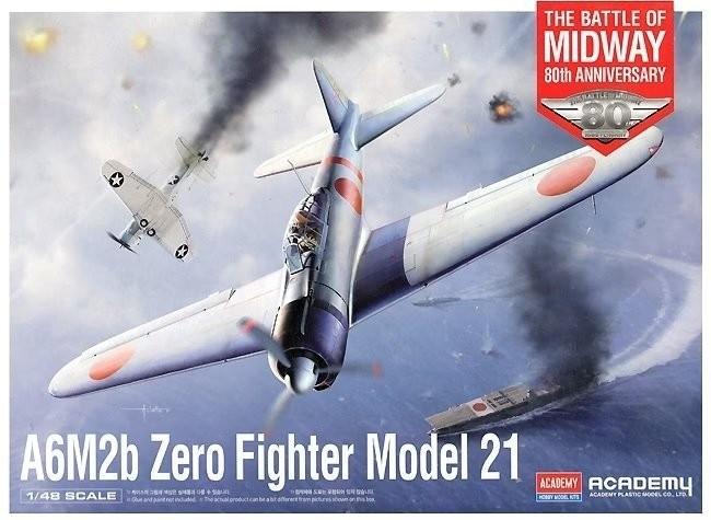Produktbild Academy Model plastikowy Samolot A6M2B Zero Fighter 21 1/48