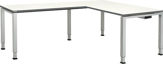 Actual product image Mauser Desk, linked, base form square/rectangular tube