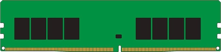Productafbeelding Kingston KVR32N22D8/32 (1 x 32GB, 3200 MHz, DDR4 RAM, DIMM 288 pin)