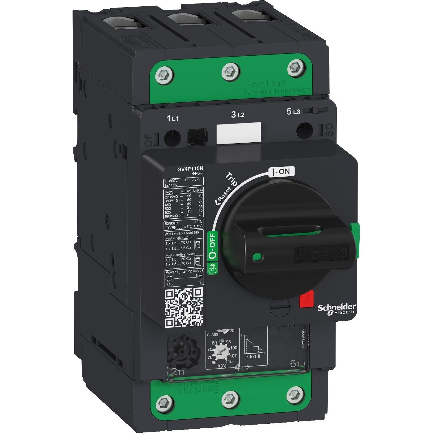 Thumbnail - Schneider Electric, Schutzschalter, GV4P Th/Mag 3.5A 50kA Elink