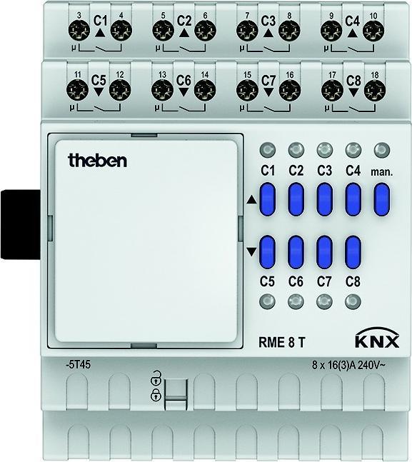Actual product image Theben Rme 8 T Knx (Switch actuator)