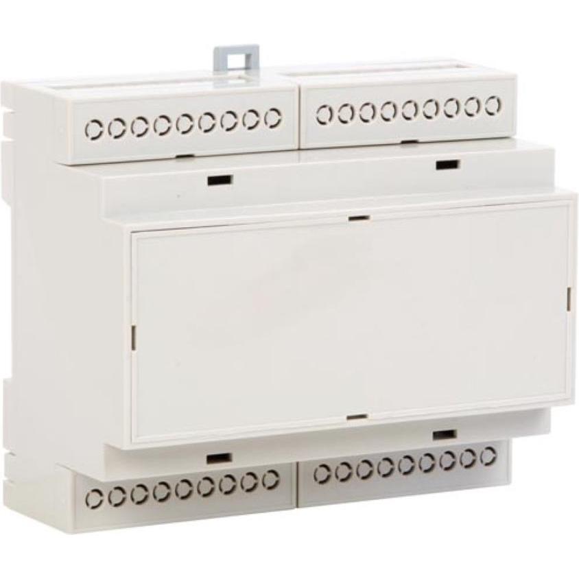 HP Autozubehör Custodia Per Montaggio Su Barra Din - 6 Moduli (Case), Accessori di elettronica + Alloggiamento, Bianco