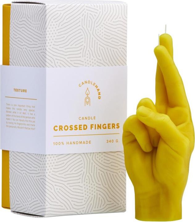 Produktbild Candle Hand Crossed Fingers (1 Stk.)