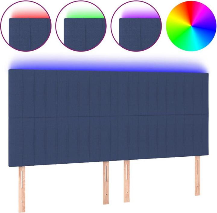 Image du produit vidaXL LED Kopfteil (180 x 5 x 128 cm)