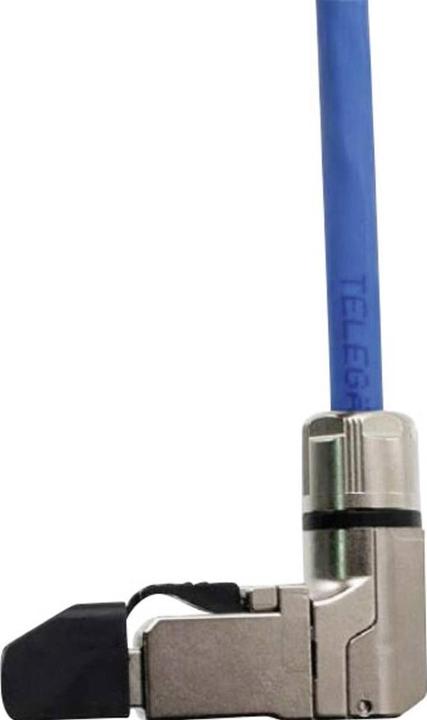 Produktbild Telegärtner RJ45 Stecker gewinkelt, feldkonfektionierbar (38 mm)