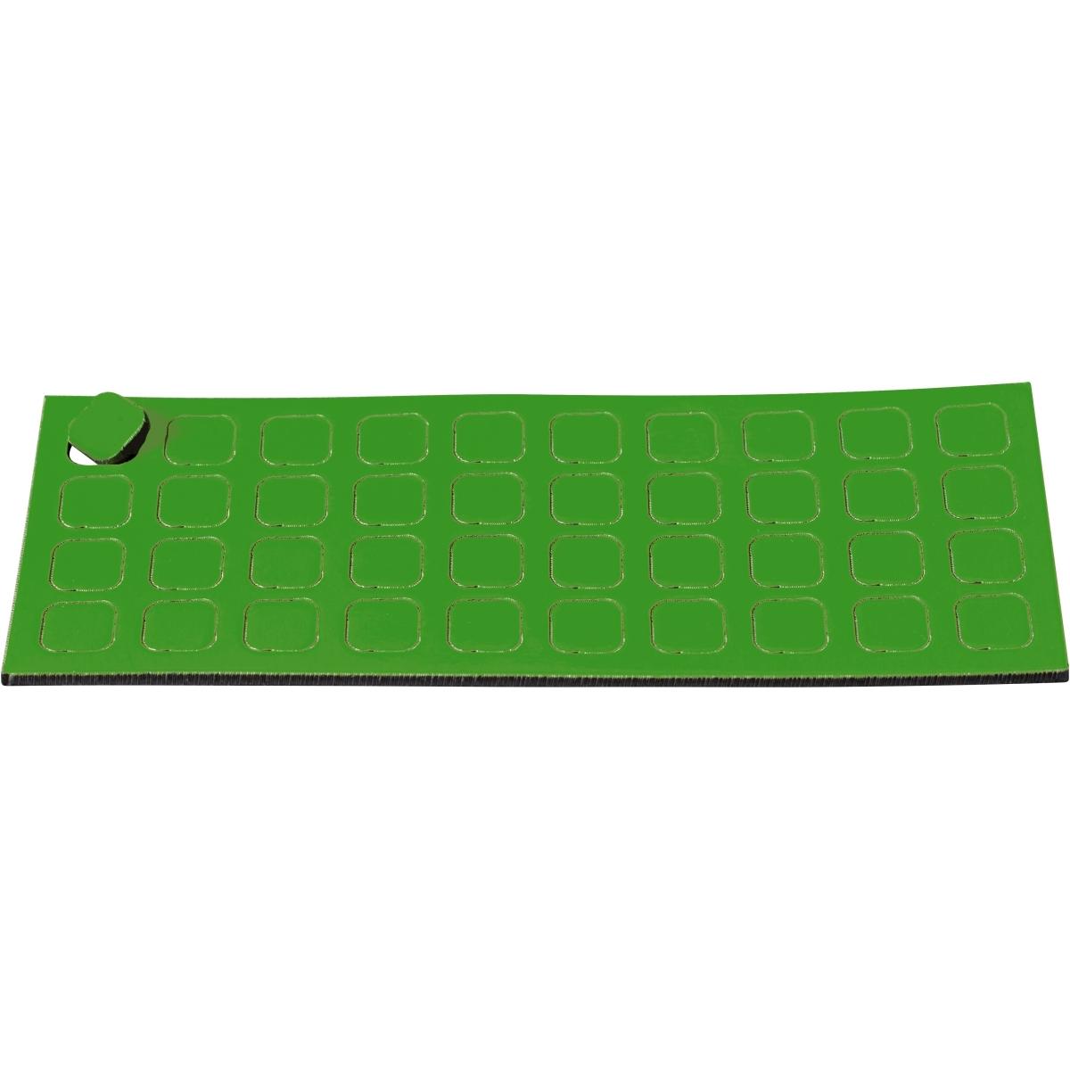 Ultradex, Magnet, Magnetische Symbole Quadrat 9x9mm VE=40 Stück hellgrün (1 x)