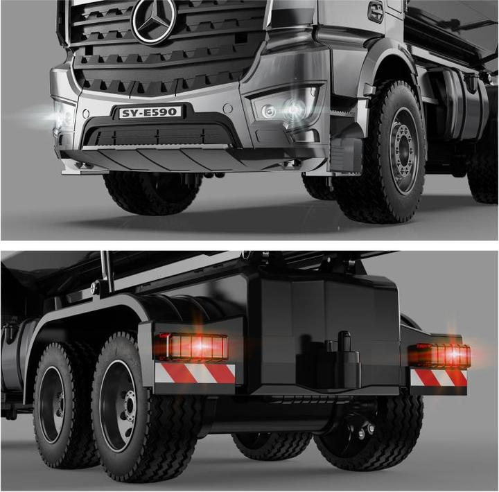 Immagine prodotto Double E 1:20 MB Arocs RC Metal Muldenkipper pro