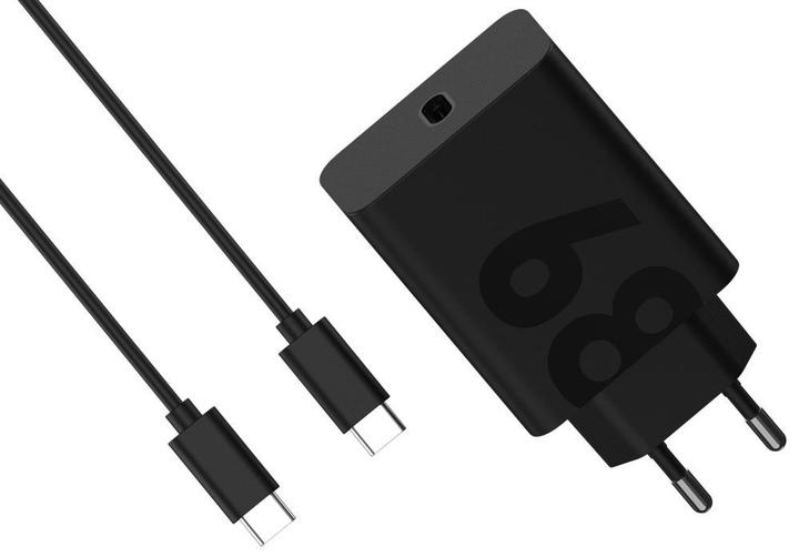 Actual product image Motorola Adapter original charger Type C 20W MC202L black bulk (20 W)