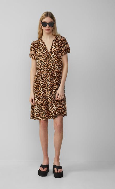 Produktbild S.Oliver Kleid Kurzes Viskosekleid mit All-over-Print (36)