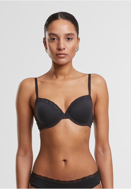 Produktbild Urban Classics Ladies Basic Cotton Bra Lace 2-Pack - 192973 (2er Pack, 75 B)