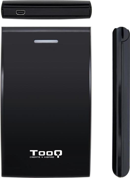 Actual product image Tooq Technology TQE-2526B Storage Drive Enclosure HDD Enclosure Black 2.5" USB (2.5")