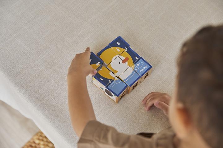 Produktbild Plantoys Tier Würfelpuzzle (9 Teile)