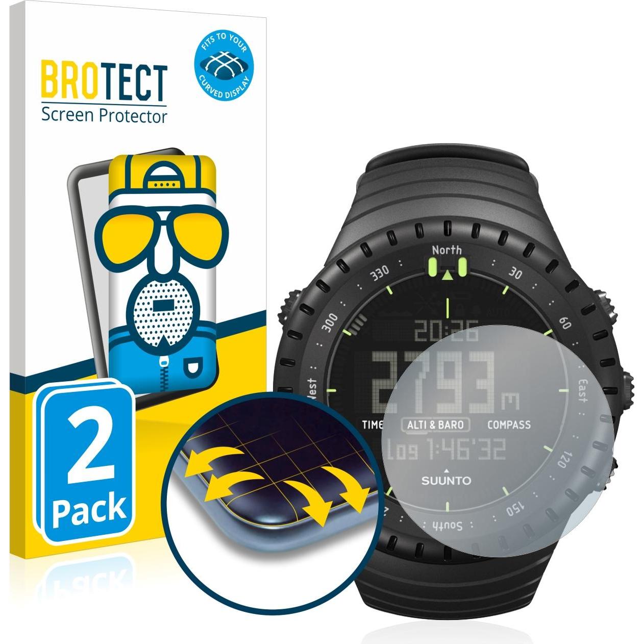 Thumbnail - BROTECT Full-Cover Displayschutz Matt, Smartwatch Schutzfolie, Schwarz