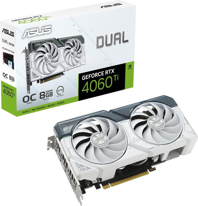 Image du produit ASUS GeForce RTX 4060 Ti Dual OC (8 Go)