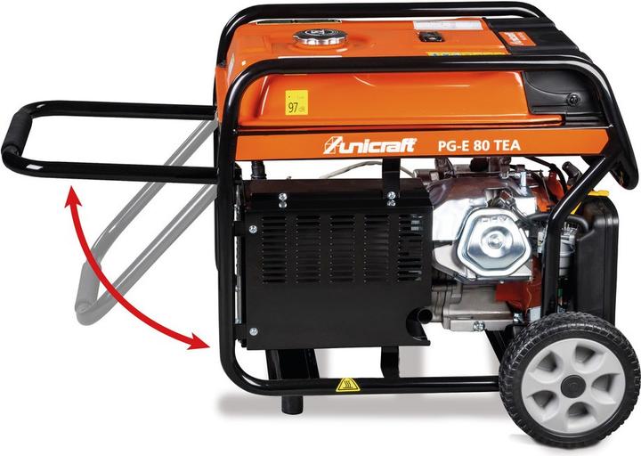 Actual product image Unicraft Synchronous Generator PG-E 80 TEA (7000 W, 25 l)
