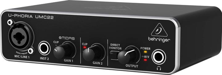 Produktbild Behringer U-Phoria UMC22 (USB)