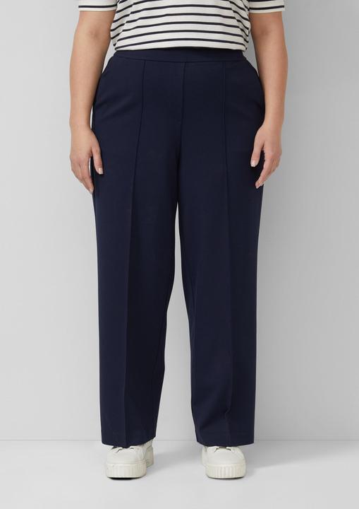 Immagine prodotto s.Oliver Hose Wide Leg Interlock-Hose mit Biesen (44)
