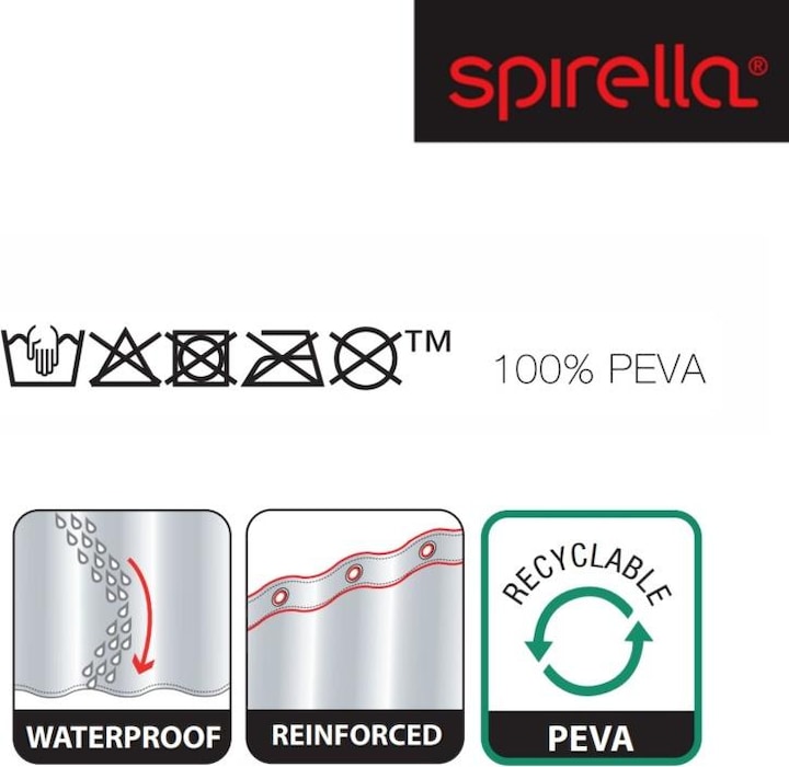 Immagine prodotto spirella Trasparente Chiaro (180 x 200 cm)