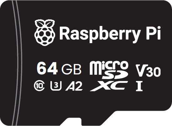 Raspberry Pi Micro SD(HC) Card (64 GB, microSD, U3, UHS-III)