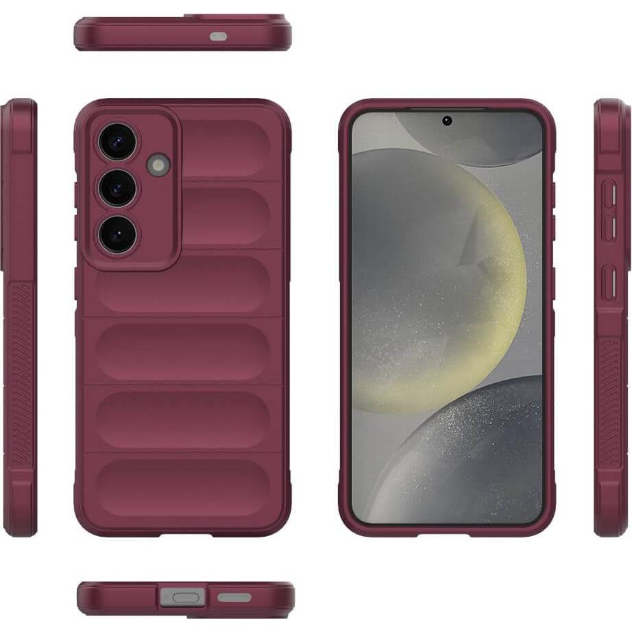Thumbnail - Cover-Discount Galaxy S25 - Rugged Protective Hülle (Samsung Galaxy S25), Smartphone Hülle, Rot