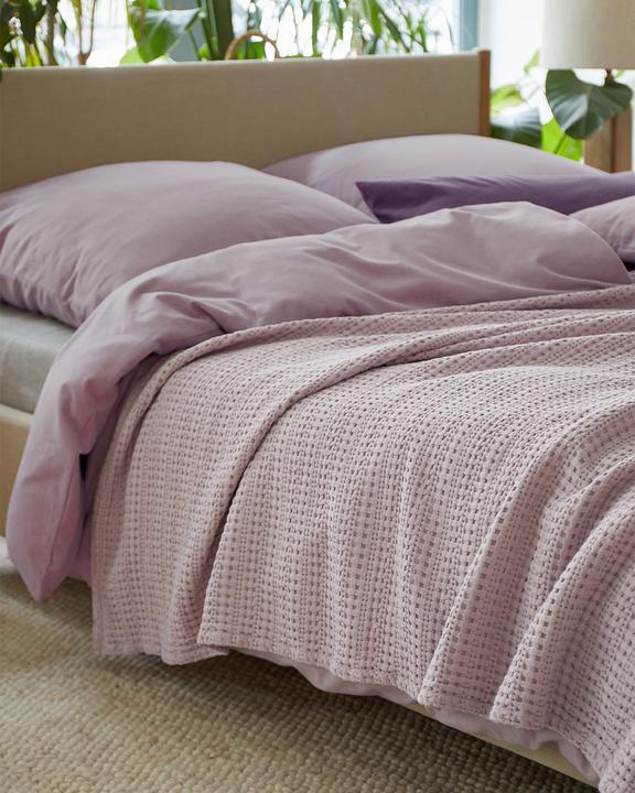 Image du produit Urbanara Tagesdecke Anadia 200 x 220 cm, Mauve (220 x 200 cm)