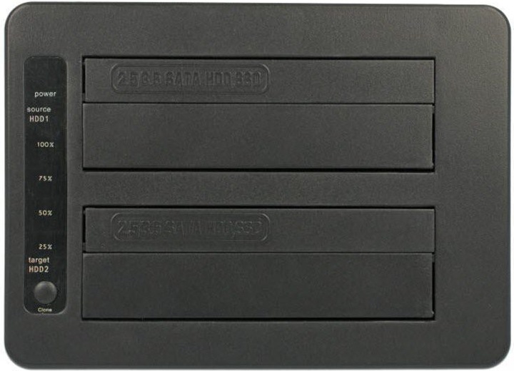 Actual product image Delock Docking and cloning station Dual Sata HDD / SSD