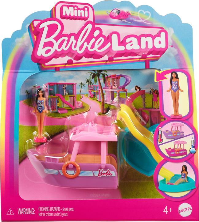Produktbild Barbie Mini BarbieLand Traumboot mit Puppe
