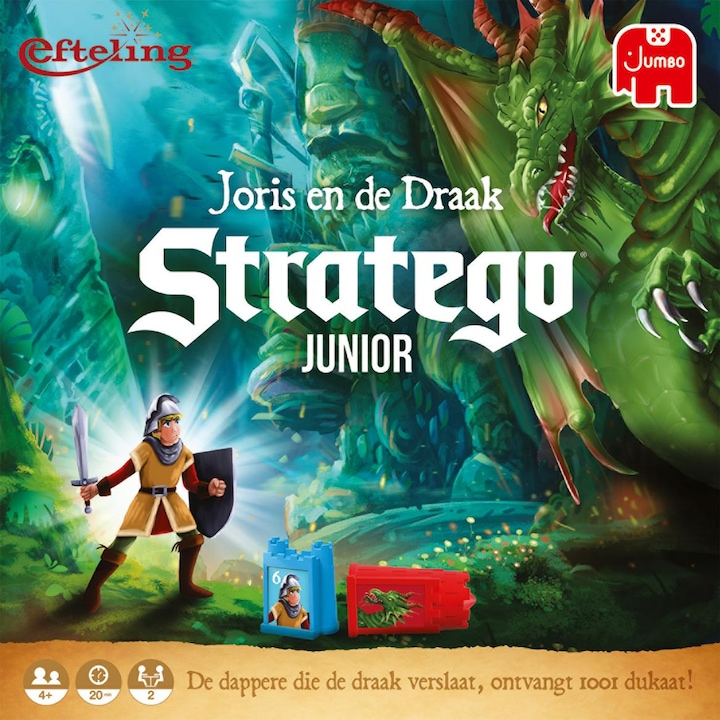 Productafbeelding Jumbo Stratego Junior Joris en de Draak (Duits, Engels, Frans, Nederlands)