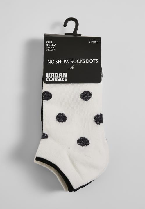 Immagine prodotto Urban Classics Calzini No Show Dots 5-Pack (Confezione da 5 pezzi, 35 - 38)