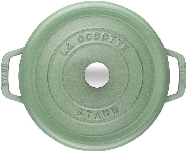 Produktbild Zwilling La Cocotte Cocotte, 18 cm | Salbeigrün | rund | Gu (Bräter + Schmortopf, Gusseisen)