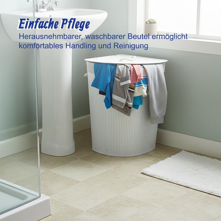 Produktbild Relaxdays Eckwäschekorb (80 l)