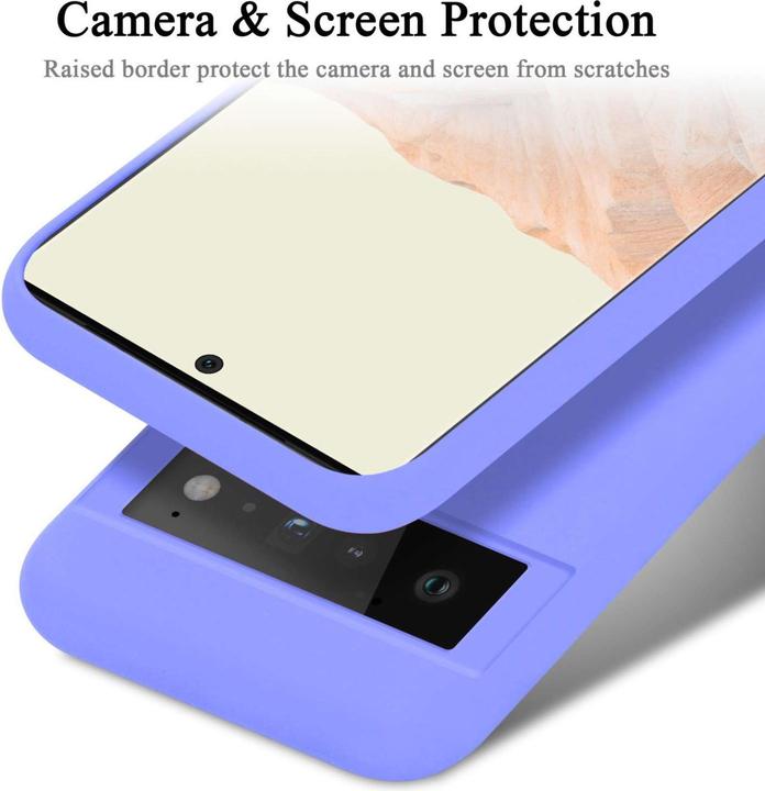 Actual product image Cadorabo Bumper Case for Google PIXEL 6 PRO TPU Liquid Silicone Cover for Google PIXEL 6 PRO (Google Pixel 6 Pro)