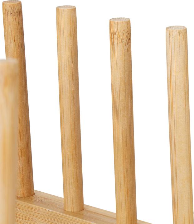 Actual product image Relaxdays Plate stand bamboo