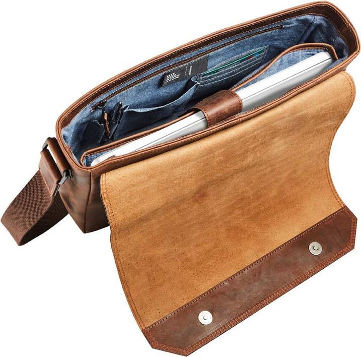 Immagine prodotto Maverick The Original Notebook Bag in pelle 14", marrone (14")