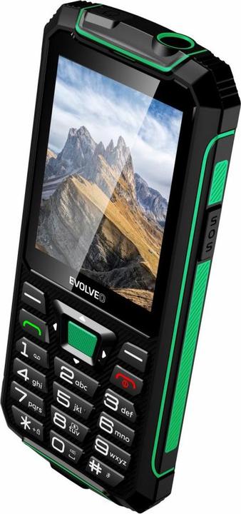 Actual product image Evolveo StrongPhone W4, vodot??sn?? odoln?? Dual SIM phone,??erno-zelen?? (2.80", 2 Mpx)